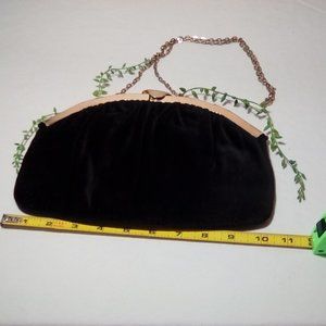 Vintage velvet purse